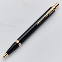 personalised Parker IM Duo Pen Gift Set - Solid Black