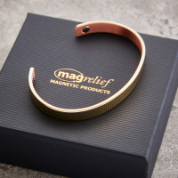 personalised Magrelief Bangle - Copper 