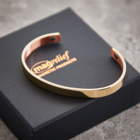 personalised Magrelief Bangle - Copper 
