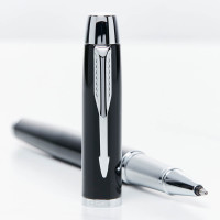 personalised Parker IM Rollerball Pen - Solid Black