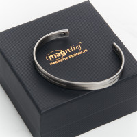 Magrelief Bangle - Gun Metal