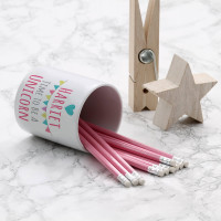 personalised Time To Be a Unicorn Pen Pot