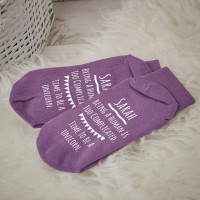 personalised be a unicorn socks