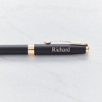 Parker Sonnet Matte Black Gold Trim Ballpoint Pen