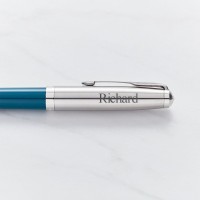 Parker 51 Teal Blue Ballpoint Pen