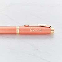 Parker IM Rituals Orange Gold Trim Rollerball Pen