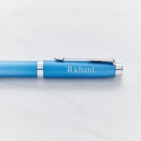 Parker IM Rituals Blue Chrome Trim Rollerball Pen