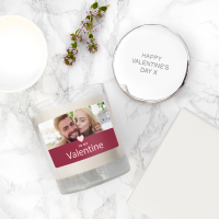 To My Valentine Sandalwood Personalised Candle