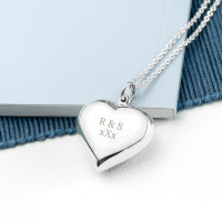 personalised Cherish Heart Necklace