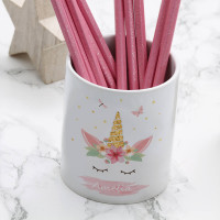 personalised Unicorn Pen Pot