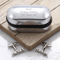 personalised usher cufflinks