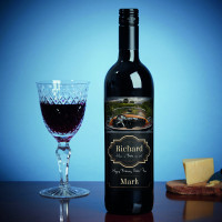 personalised Merlot Red Wine