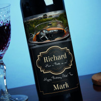 personalised Merlot Red Wine