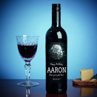 personalised Merlot Red Wine