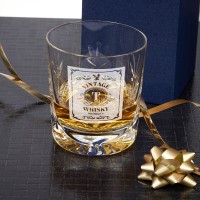 Vintage Whisky Label Tumbler