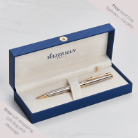 Waterman Hemisphere Ballpoint Pen - Silver & Gold