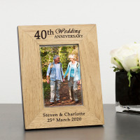 personalised wedding anniversary frame