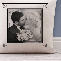personalised Wedding Frame Photo Cushion
