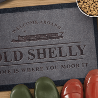 Welcome Aboard Narrowboat New Indoor Mat