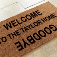 personalised welcome doormat