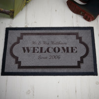 personalised family name doormat