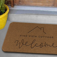 personalised Welcome Outdoor Engraved Doormat
