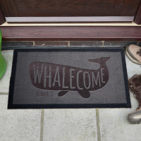 personalised washable doormat