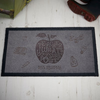 personalised Teacher Superpower Doormat