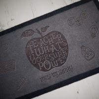 personalised Teacher Superpower Doormat