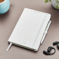 White Wilson Notebook Pen Gift Set