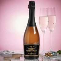 Merry Christmas Wishes Prosecco