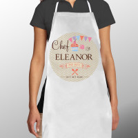 Personalised Get Set Bake Women's Chef Apron