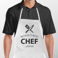 personalised World's Best Chef Apron