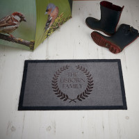 Personalised family doormat