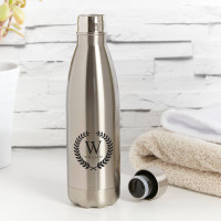 Personalised Wreath Monogram Water Bottle