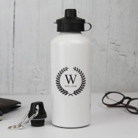 Personalised 600ml white water bottle