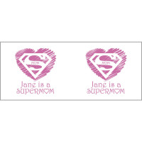 Personalised Super Mum Mug Durham