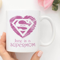 Personalised Super Mum Mug Durham