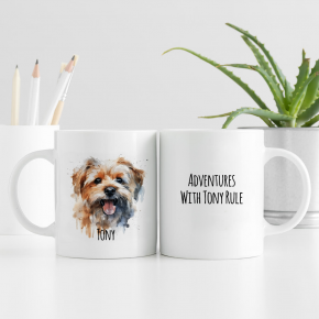 Watercolour Dog Durham Mug