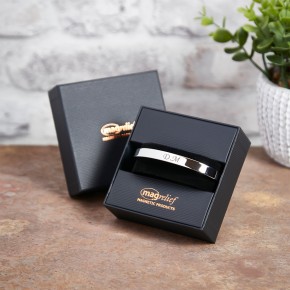 Magrelief Bangle - Copper Silver Finish