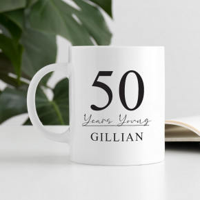 50 Years Young Durham Mug