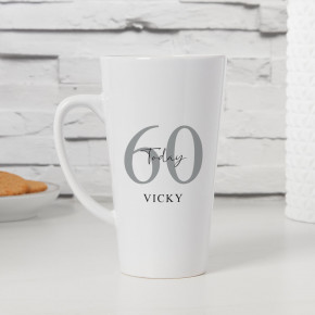  60th Birthday Today Tall Latte Mug