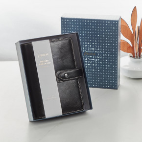  Filofax Malden 2025 Leather Organiser Black