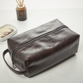 Cerruti Hudson Brown Toiletry Bag