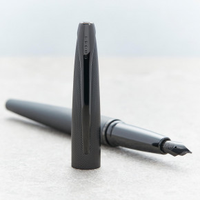 Cross ATX Brushed Metallic Black Fountain Pen 