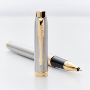 Parker IM Rollerball Pen Silver & Gold