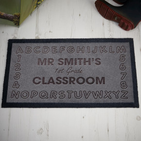 ABC 123 Classroom Doormat