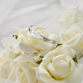 Sterling Silver Baby Bangle