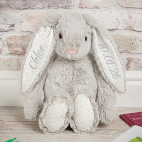  Plush Grey Bunny