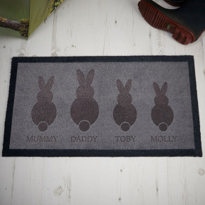 Bunny Family Doormat